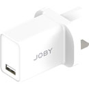 JOBY WALL CHARGER USB-A UK, 12W, 2.4A, white