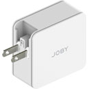 JOBY WALL CHARGER USB-C/USB-A outputs, UK/EU/US adapters, 42W, white