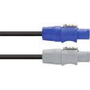 CANFORD AC MAINS CORDSET Powercon NAC3FCA - Powercon NAC3FCB, 2.5mm cable, PVC, 10m, black