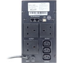 POWERCOOL LINE INTERACTIVE 1500VA UPS, LCD display, 3 x 3-Pin UK, 3 x IEC, RJ45, 1 x USB