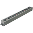 CANFORD MDS8 AC MAINS POWER DISTRIBUTION STRIP 30A, 21x IEC, Powercon, dark grey