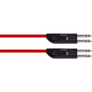 SWITCHCRAFT BANTAM STEREO PATCHCORD 600mm Red