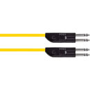 SWITCHCRAFT BANTAM STEREO PATCHCORD 600mm Yellow