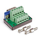 BTX CD-SLIM15M D-SUB HD 15 pin male, panel mount, screw terminal
