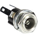 DC CONNECTOR Male panel, 2.1mm, 10mm shaft