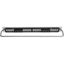 CANFORD CAT6 RJ45 PRO-STECKFELD 1HE, 1x8, FEEDTHROUGH, ungeschirmt, grau