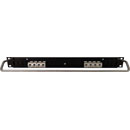 CANFORD CAT6A RJ45 PRO PATCH PANEL 1U 1x8 IDC, Screened, black