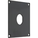 CANFORD UNIVERSELLE MODULARE ANSCHLUSSPLATTE 1x Fischer Triax 1051 DB Buchse, schwarz