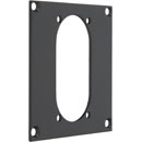 CANFORD UNIVERSAL MODULAR CONNECTION PLATE 1x Powercon True1, inlet and outlet, dual, black
