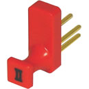 GHIELMETTI 673.910.302.12 GVS 322d NORMALLING/LOCKING PLUG 2-pole red