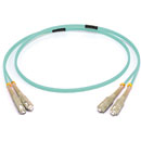 SC-SC MM DUPLEX OM3 50/125 Fibre patch cable 2.0m, aqua