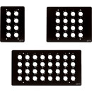 CANFORD FLUSH WALLBOX Top plate, 8 holes for type A
