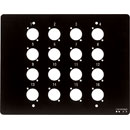 CANFORD FLUSH WALLBOX Top plate, 16 holes for type B