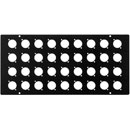 CANFORD STAGE/WALLBOX Top plate, 36 holes for type C, no numbering