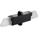 SENKO FIBRE OPTIC E2000 MM SIMPLEX FEEDTHROUGH COUPLER Black