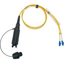 CANFORD FIBRECO HMA Junior cable connector, 2-channel, SM, with LC fibre terminated tails,2m