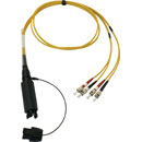 CANFORD FIBRECO HMA Junior cable connector, 4-channel, MM, with ST fibre terminated tails,2m