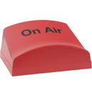 CANFORD LED STUDIO LEUCHTSCHILD, roter Gehäusedeckel, "On Air"