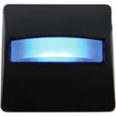 CANFORD LED SIGNAL LIGHT Black plate, blue LED