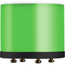 YELLOWTEC YT9902 LITT 50/35 GREEN LED COLOUR SEGMENT 51mm diameter, 35mm height, black/green,