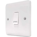 CANFORD SCRIPT LIGHT Momentary switch for switch dimming, 1 gang, white