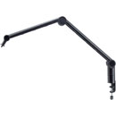 K&M 23868 ADJUSTABLE MIC ARM With desk clamp, 430-805mm range, 1kg capacity, internally wired