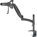 K&M 23874 TABLET HOLDER Desk-mount clamp, 158-280mm width, black