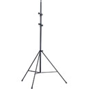 K&M 20811 MIC STAND Tall, folding legs with double cross braces, 1850-4400mm, black