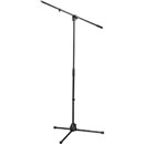 K&M 27800 ECONOMY BOOM STAND Folding legs, 890-1600mm, one-piece 800mm boom, black