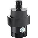 K&M 23910 QUICK RELEASE ADAPTER Female 5/8 and 3/8 inch thread, male 3/8 and 5/8 inch thread, black