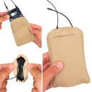 URSA PERFORMANCE POUCH With 5cm channel mount, for Sennheiser G4, beige