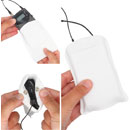 URSA PERFORMANCE POUCH With 5cm channel mount, for Sennheiser G4, white