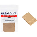 URSA POPPER POUCH With press fasteners, horizontal/vertical, mini, beige