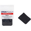 URSA POPPER POUCH With press fasteners, horizontal/vertical, small, black