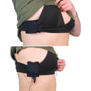 URSA POPPER POUCH With press fasteners, horizontal/vertical, medium, black