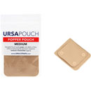 URSA POPPER POUCH With press fasteners, horizontal/vertical, medium, beige