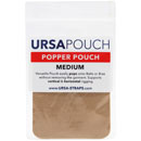 URSA POPPER POUCH With press fasteners, horizontal/vertical, medium, beige