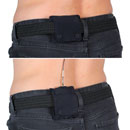 URSA POPPER POUCH With press fasteners, horizontal/vertical, large, black