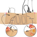 URSA LIVE STRAP Double pouch, small, beige