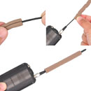 URSA FOAMIE FLEX ANTENNA SAVER 13cm, 4mm internal diameter, caramel (pack of 4)