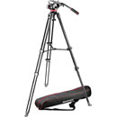MANFROTTO MVK502AM-1 VIDEO TRIPOD With 502 fluid head, twin leg support, middle spreader