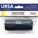 URSA STRAPS THIGH STRAP Vertical pouch, 63 x 10cm, non-slip, black
