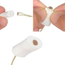 URSA FOAMIE PRO MICROPHONE MOUNTS Soft foam, 24 x 17 x 9mm, white (pack of 12)