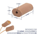 URSA FOAMIE PRO MICROPHONE MOUNTS Soft foam, 24 x 17 x 9mm, caramel (pack of 12)