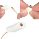 URSA MINI FOAMIE PRO MICROPHONE MOUNTS Soft foam, 22 x 14 x 7mm, white (pack of 12)