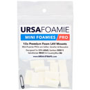 URSA MINI FOAMIE PRO MICROPHONE MOUNTS Soft foam, 22 x 14 x 7mm, white (pack of 12)