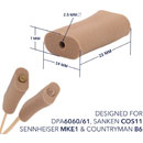 URSA MINI FOAMIE PRO MICROPHONE MOUNTS Soft foam, 22 x 14 x 7mm, caramel (pack of 12)