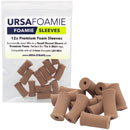 URSA FOAMIE SLEEVE MICROPHONE MOUNT Soft foam, 18 x 9mm, caramel (pack of 12)