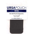 URSA STRAPS BELT POUCH With clip, horizontal/vertical, mini, black