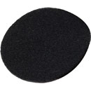 URSA STRAPS SOFT CIRCLES MICROPHONE COVER Soft fabric, black (pack of 15 Circles/30 Stickies)